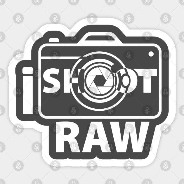 I Shoot RAW Sticker by ricketsdesign